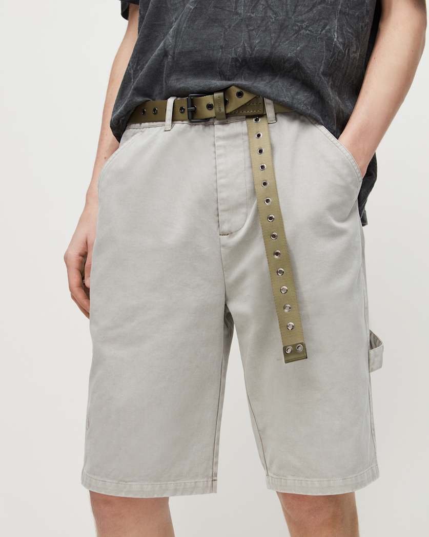 Jesse Webbing Leather Belt