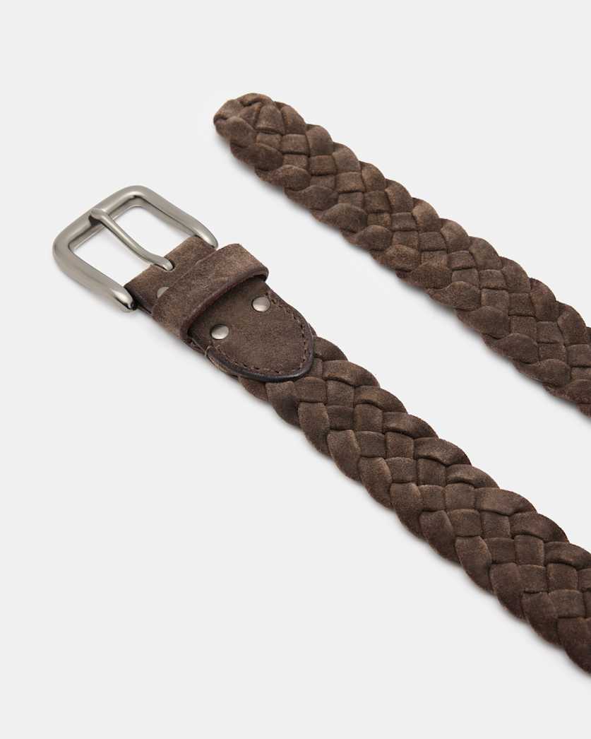 Dustin Woven Suede Belt