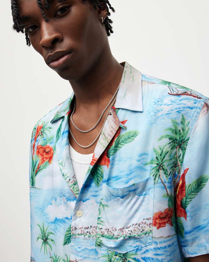 Catalina Tropical Print Hawaiian Shirt