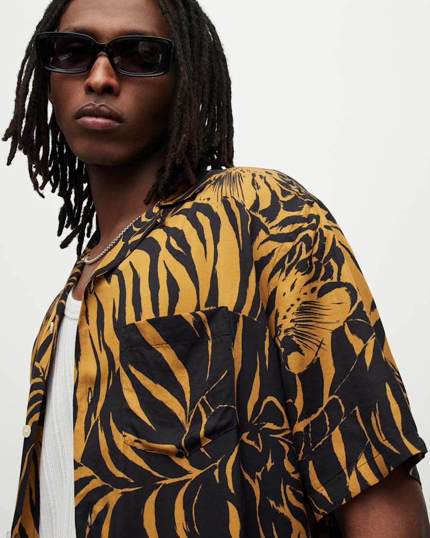 Wildcat Bold Tiger Print Relaxed Shirt
