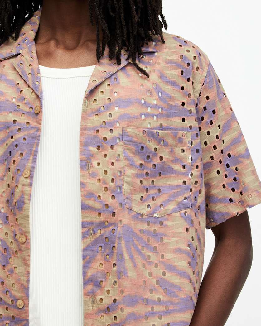 Yucca Broderie Printed Relaxed Fit Shirt