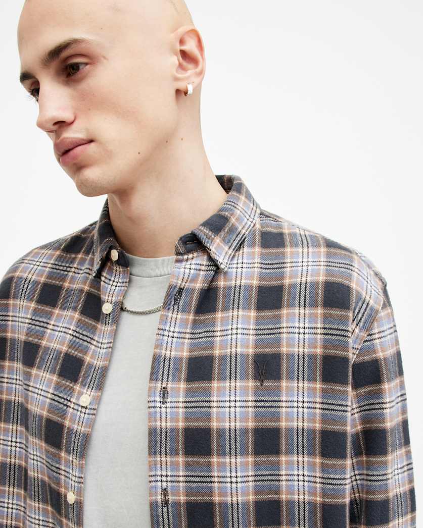 Ventana Checked Relaxed Fit Shirt
