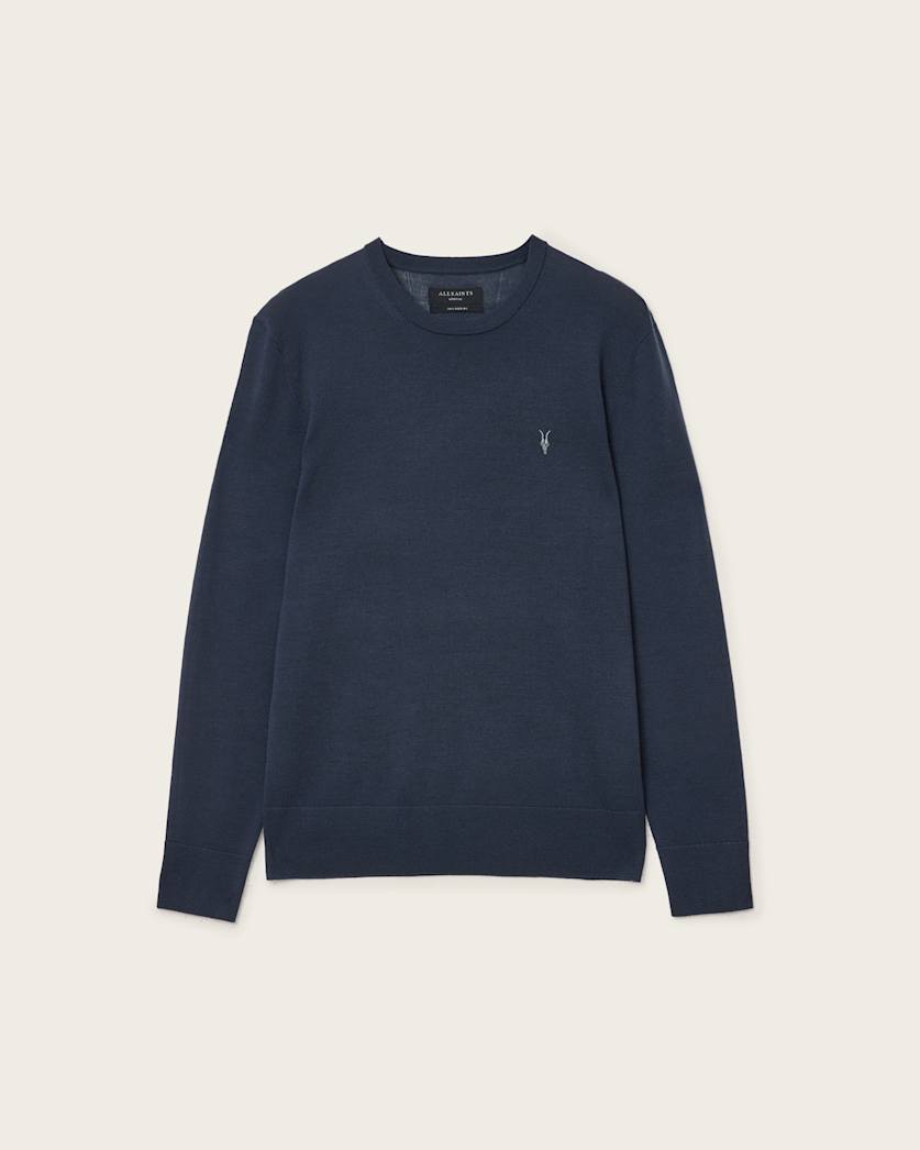 Mode Merino Crew Neck Ramskull Jumper