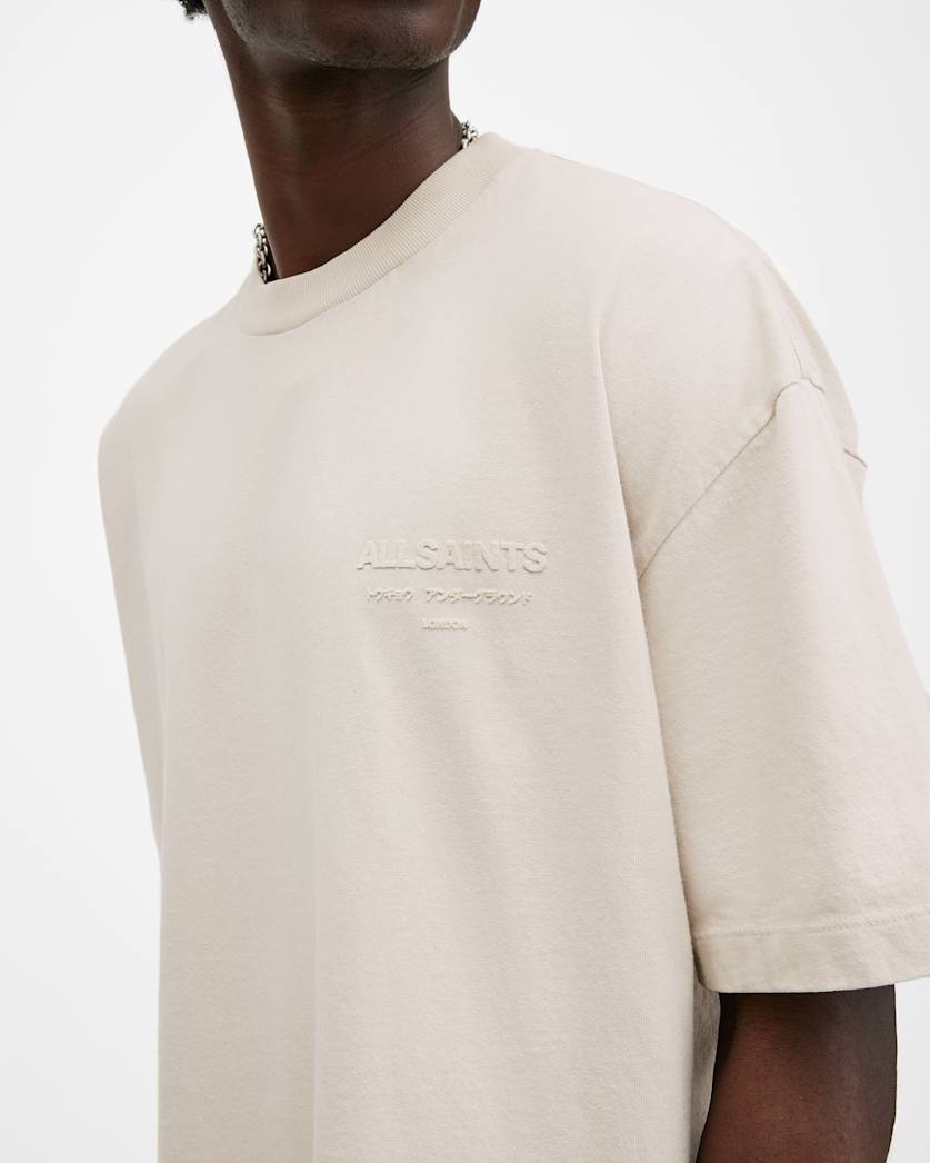 Xander Flocked Logo Oversized T-Shirt