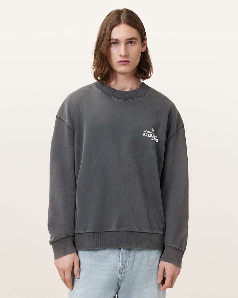 Soleil Crew Oversized Cropped Sweatshirt