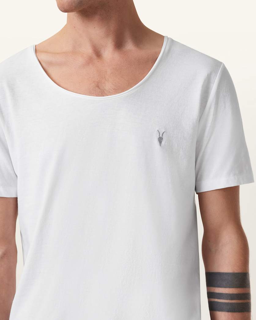 Faris Scoop Neck Slim Fit T-Shirt