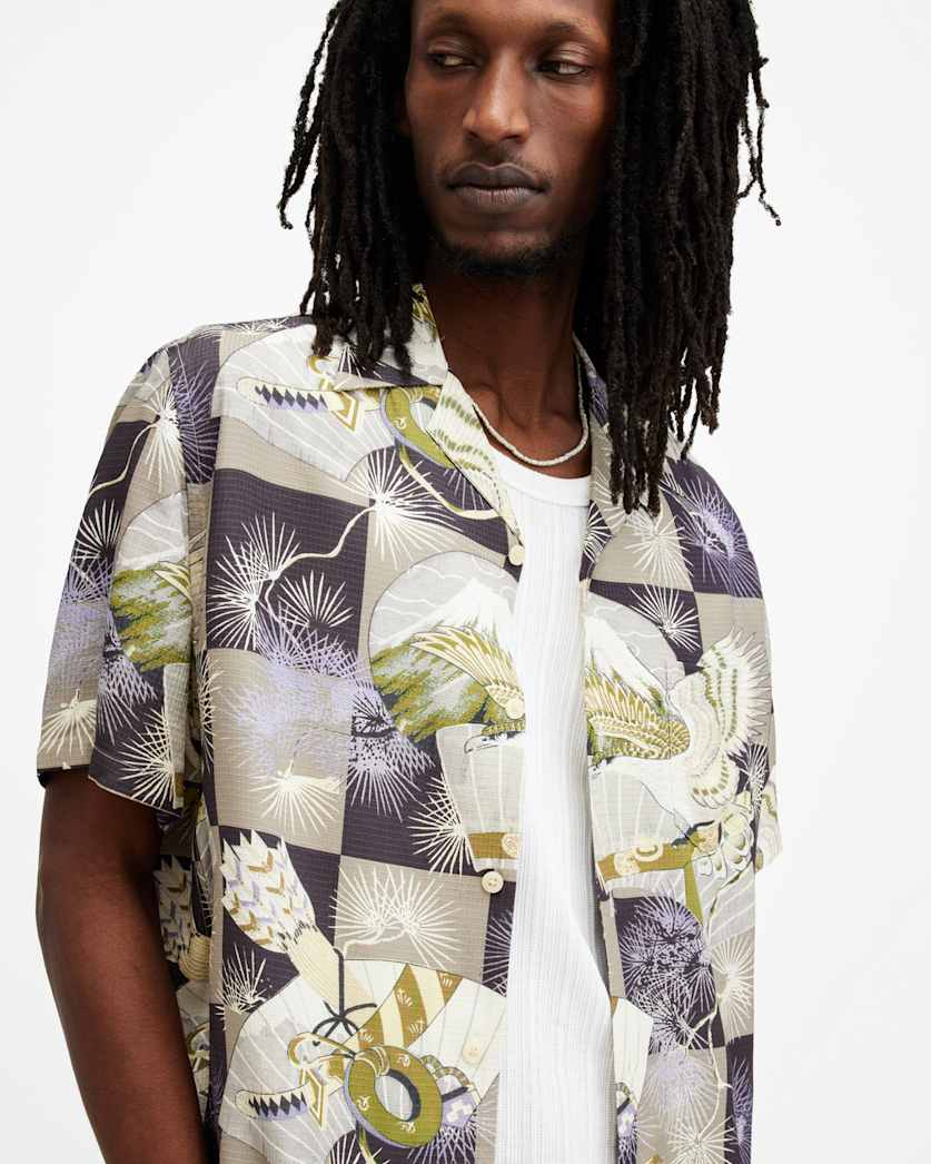 Sebastian Floral Print Relaxed Fit Shirt