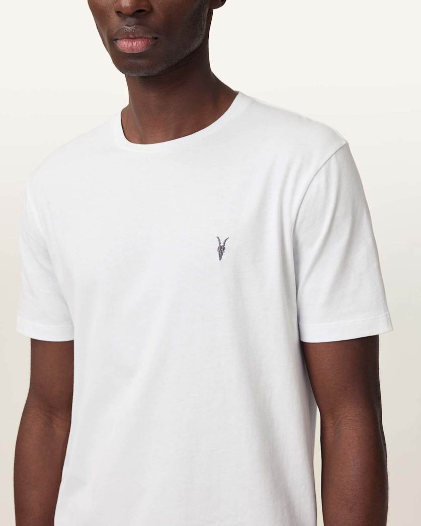 Brace Brushed Cotton Crew Neck T-Shirt