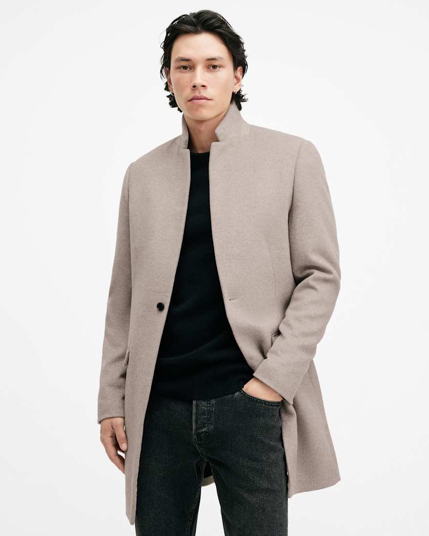Hargrove Slim Fit Wool Blend Coat