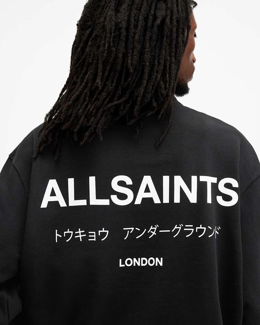 Underground Oversized Half Zip Sweatshirt