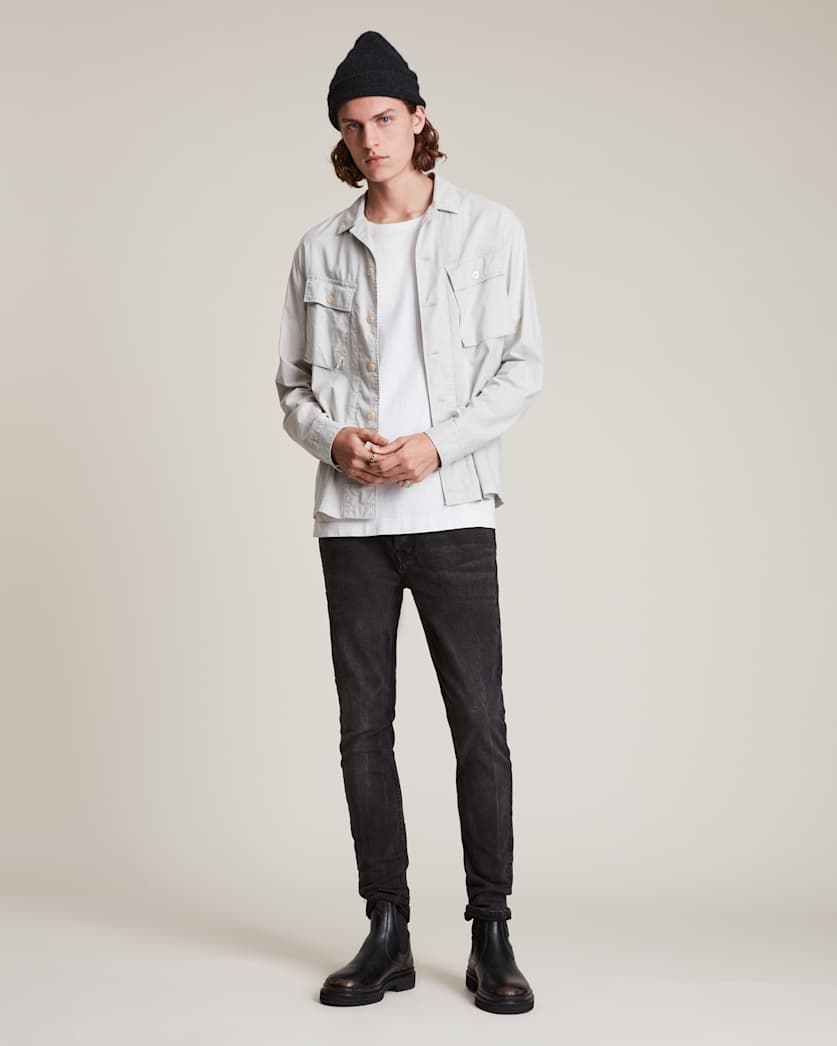 Cigarette Skinny Fit Stretch Denim Jeans