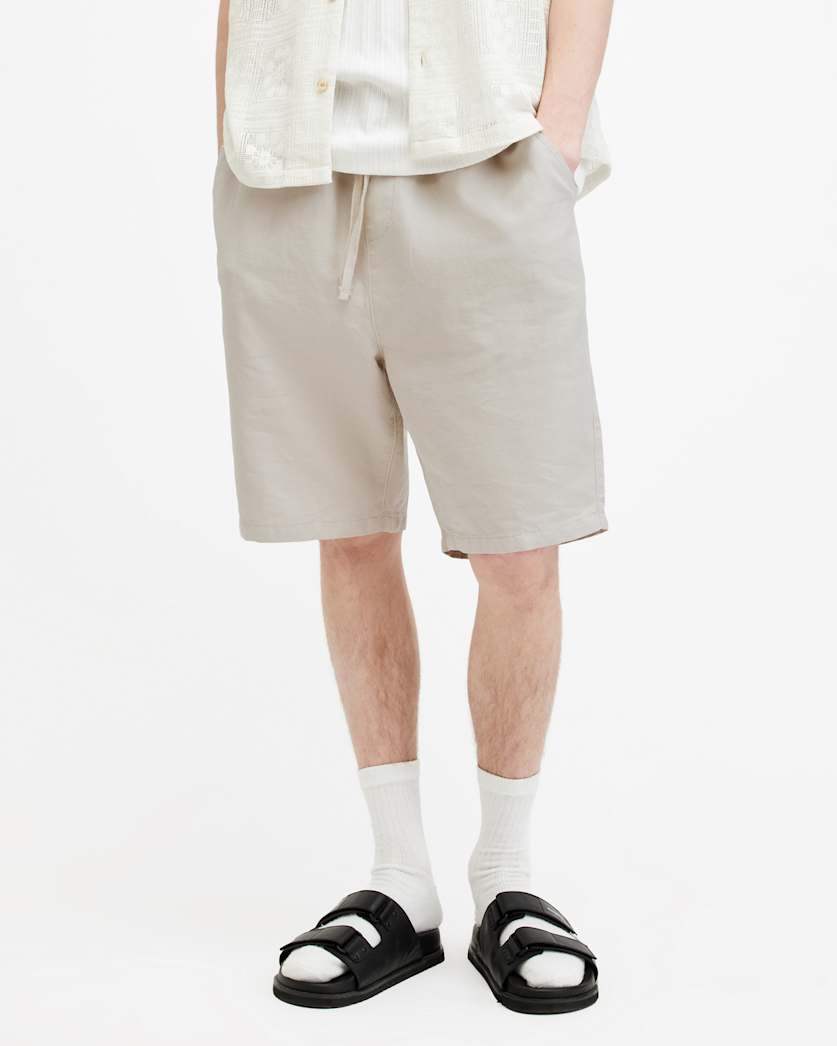 Hanbury Linen Blend Straight Fit Shorts