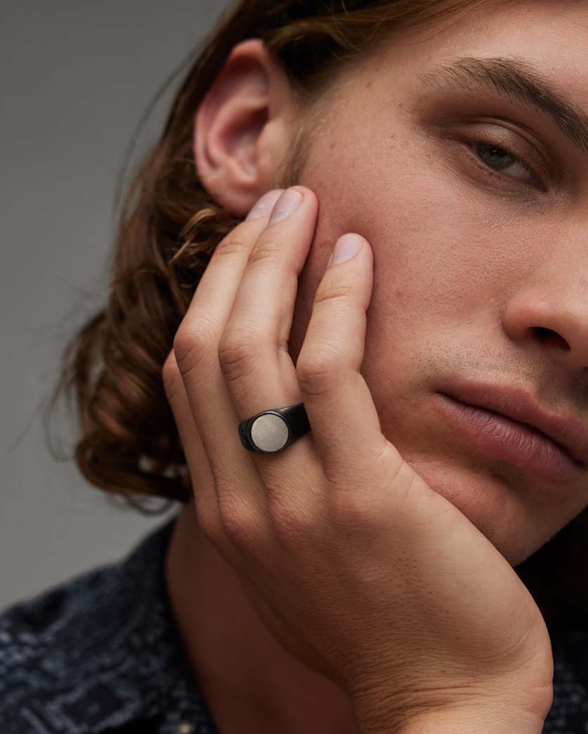 Ryker Two Tone Sterling Silver Ring