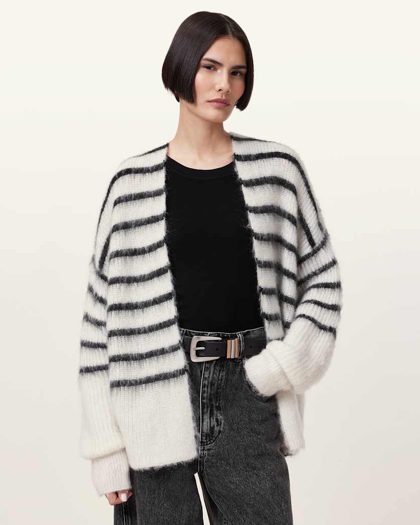 Riga Relaxed Fit Striped Cardigan