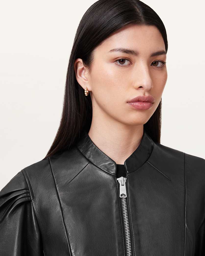 Rayna Leather Biker Jacket