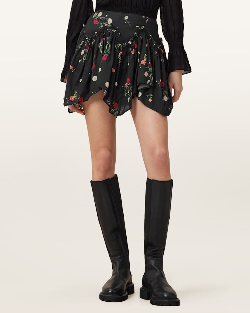 Delilah Floral Printed Mini Skirt