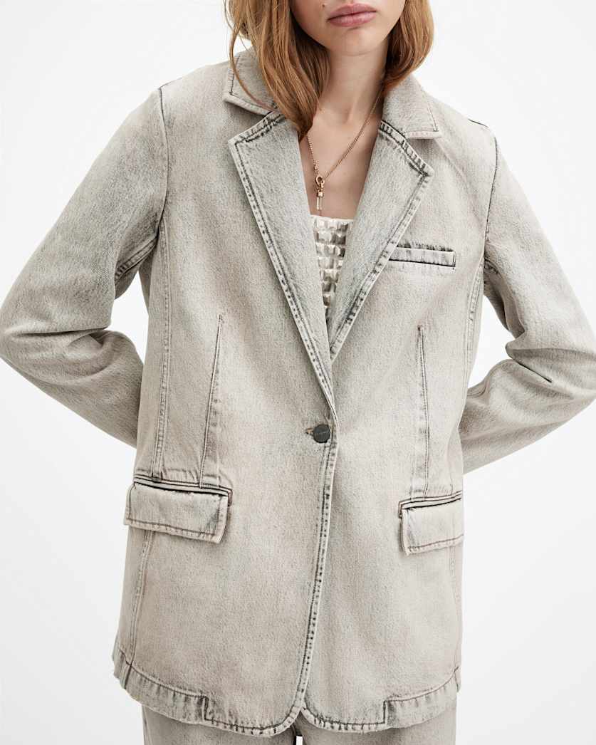 Ever Denim Relaxed Fit Blazer
