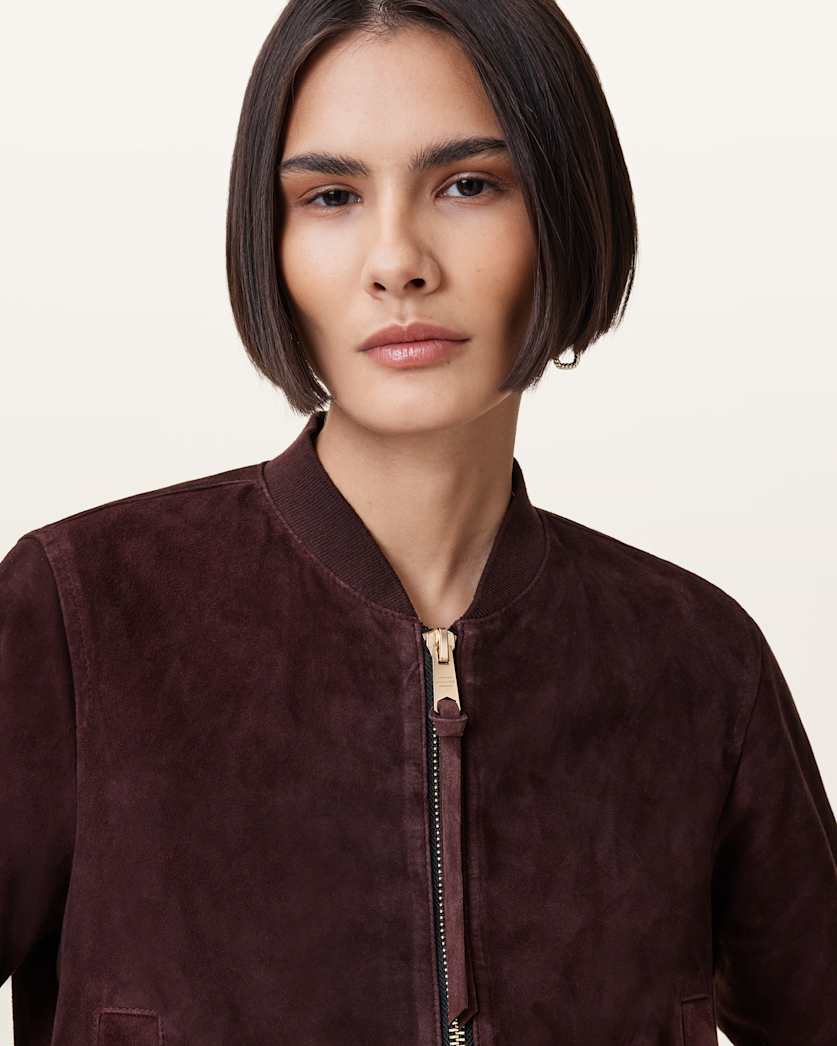 Orten Suede Bomber Jacket
