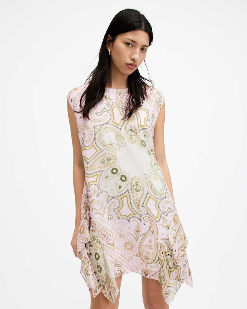 Audrina Avalon Asymmetric Mini Dress