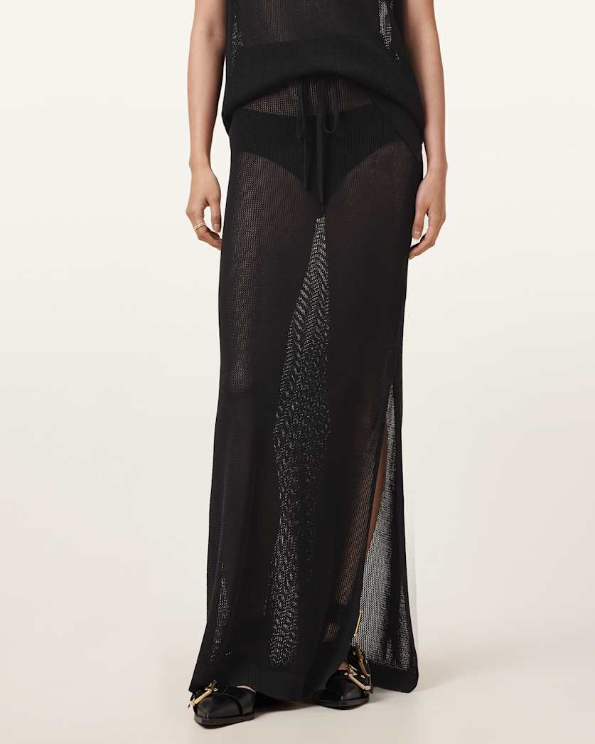 Yuri Knitted Maxi Skirt