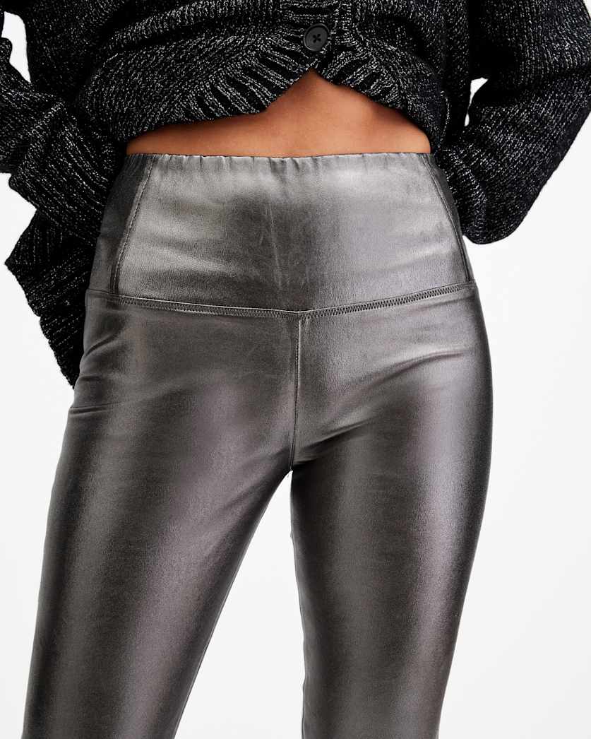 Cora High-Rise Leather Leggings
