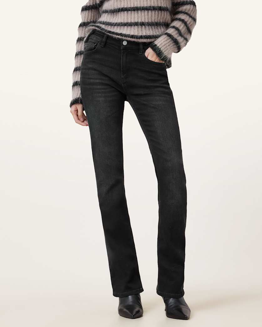 Haldan Slim Bootcut Denim Jeans