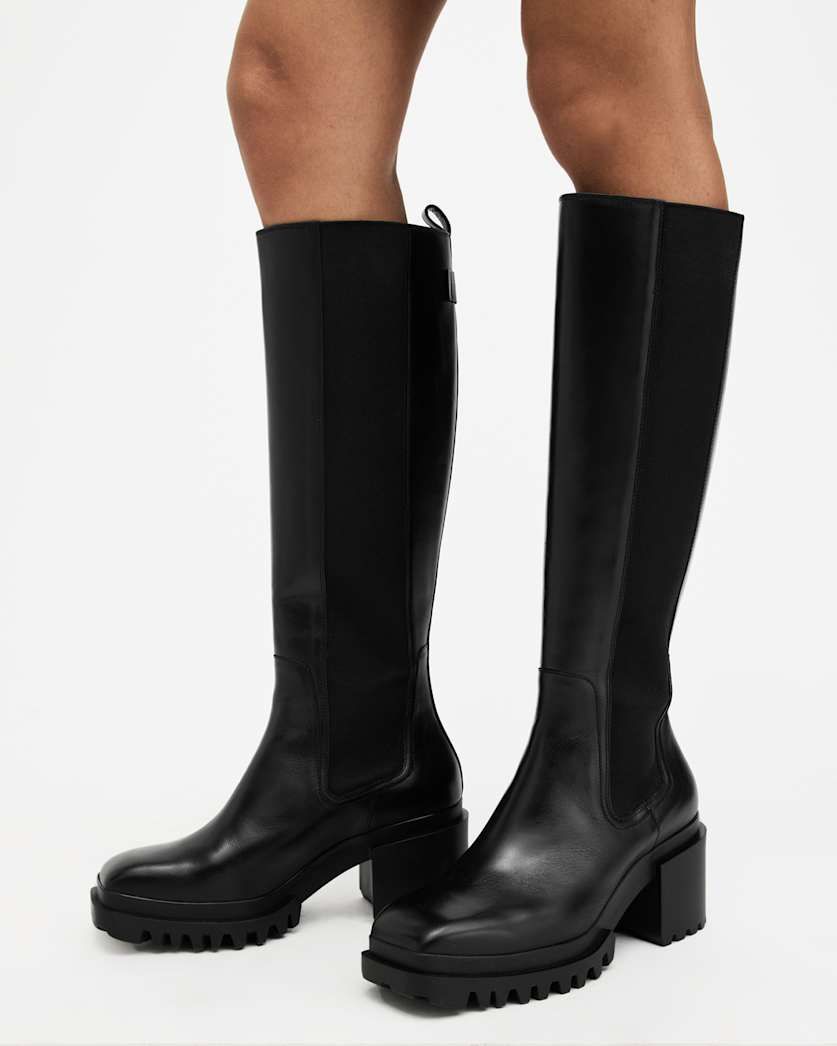 Natalia Knee High Leather Boots