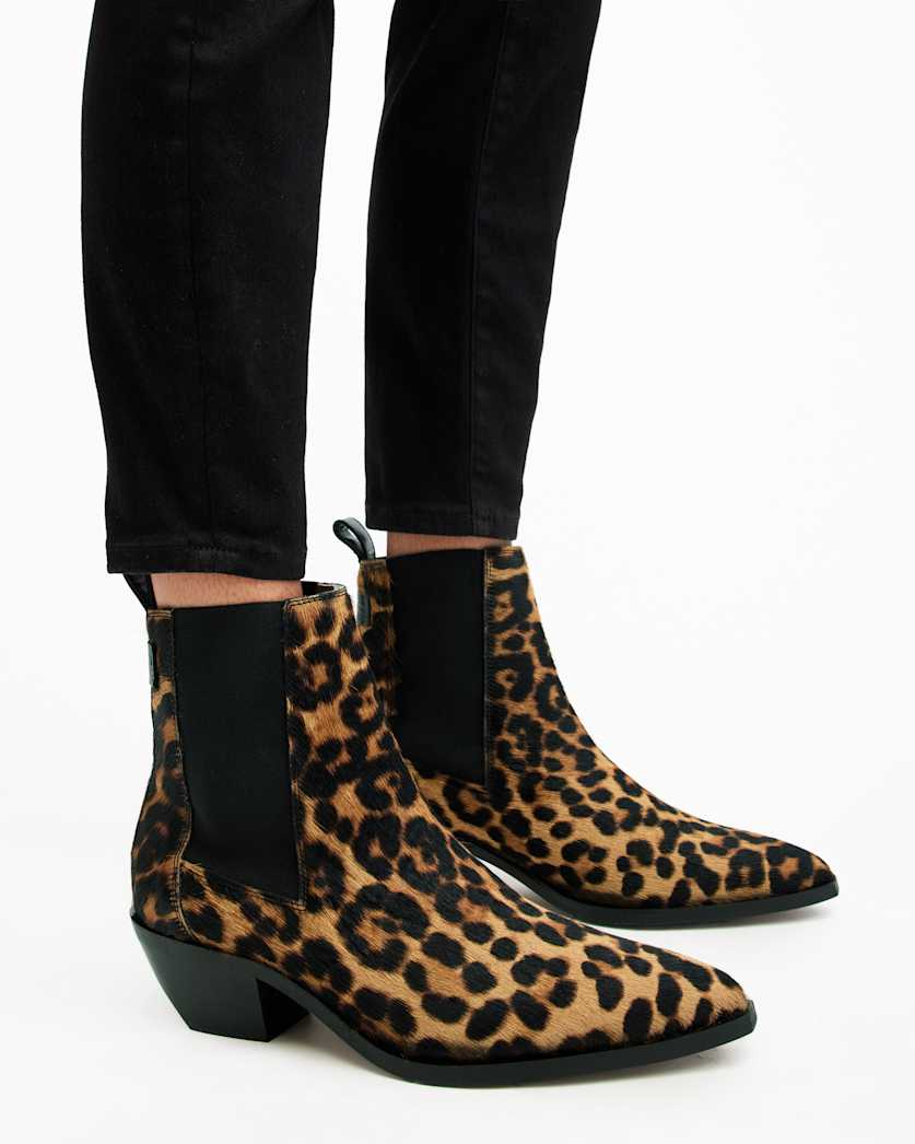 Fox Pointed Western Leather Boots