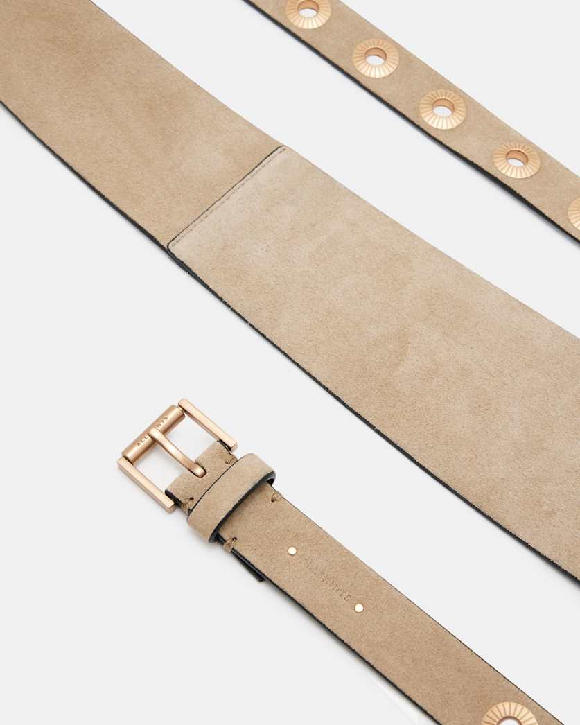 Delilah Tapered Leather Wrap Around Belt