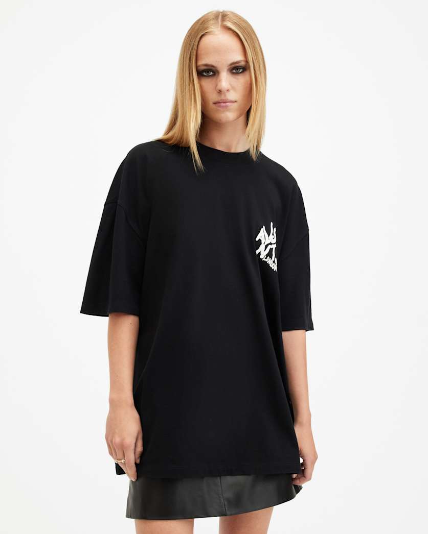 Orlando Logo Print Oversized T-Shirt
