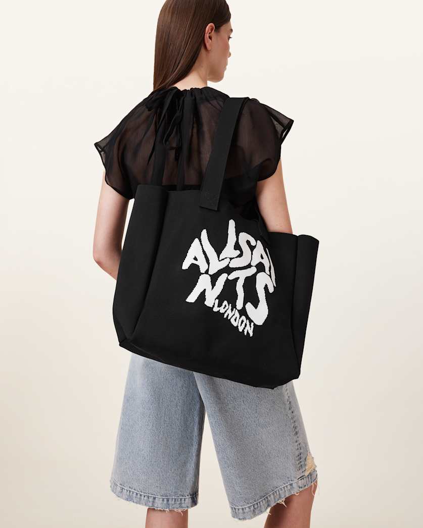 Izzy Orlando Logo Knitted Tote Bag