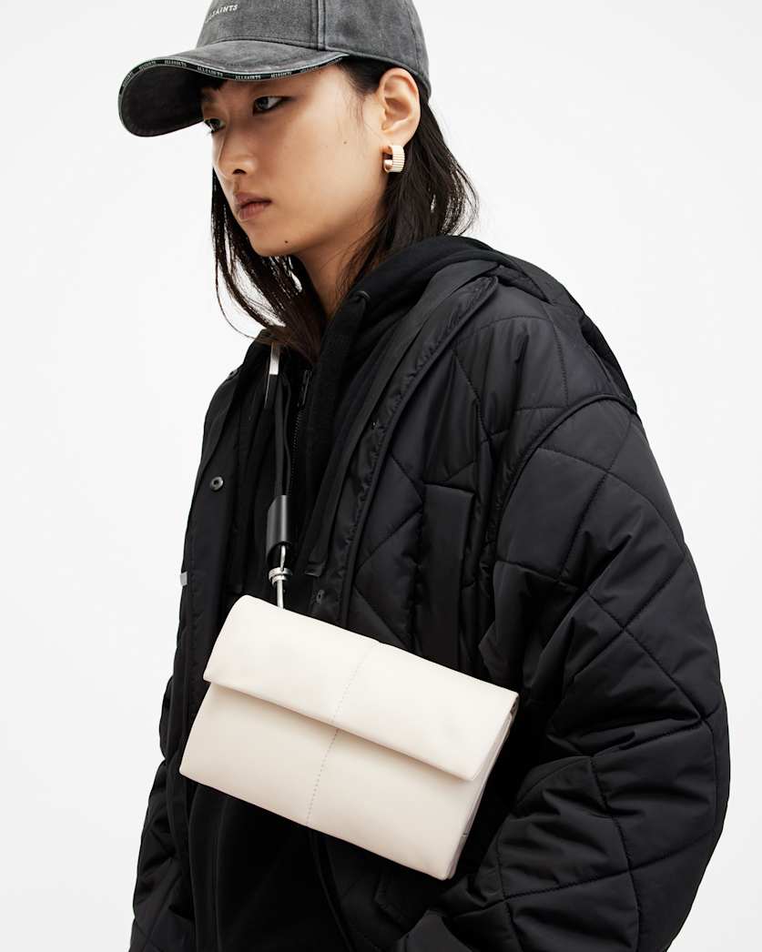 Ezra Quilted Leather Crossbody Bag