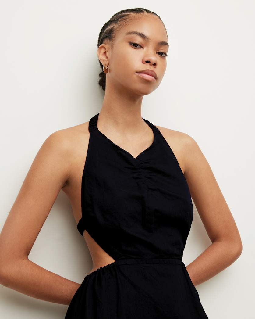 Ludo Linen Blend Maxi Dress