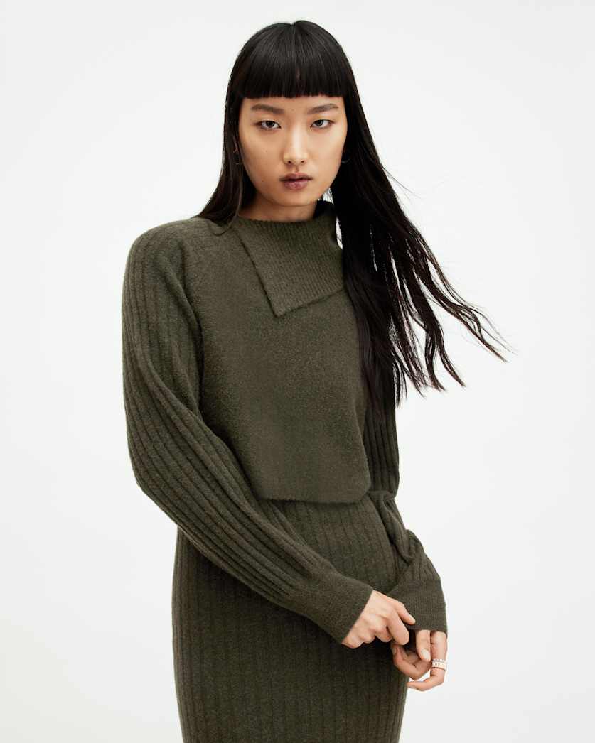 Margetta 2-In-1 Ribbed Midi Dress