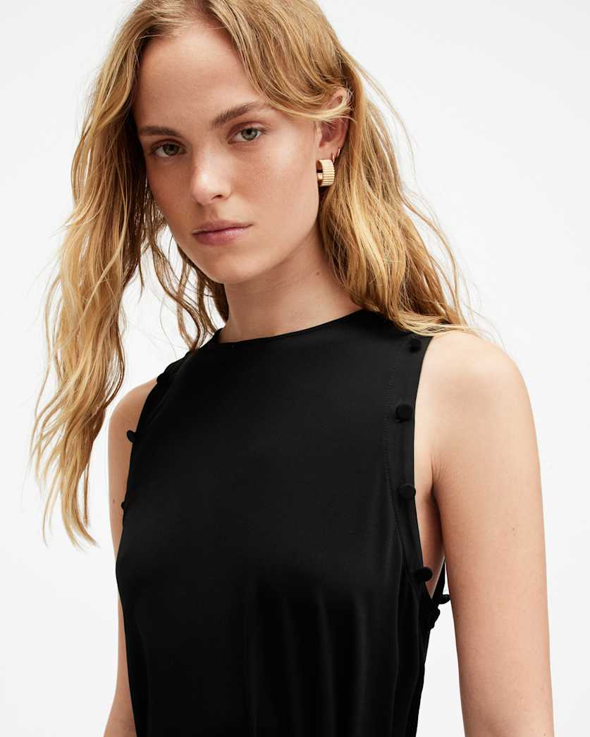 Susannah Removable Sleeve Maxi Dress