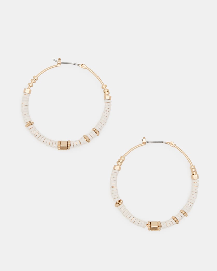 Amelie Bead Hoop Earrings
