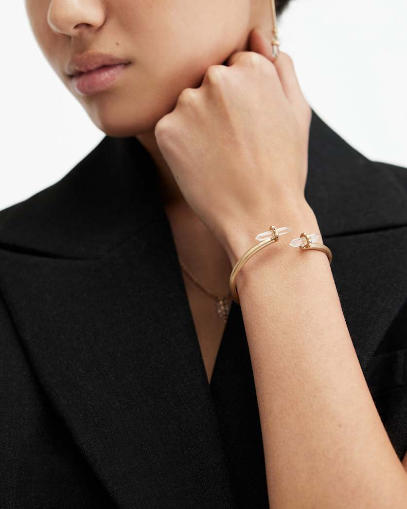 Eryka Crystal Hinge Cuff Bracelet