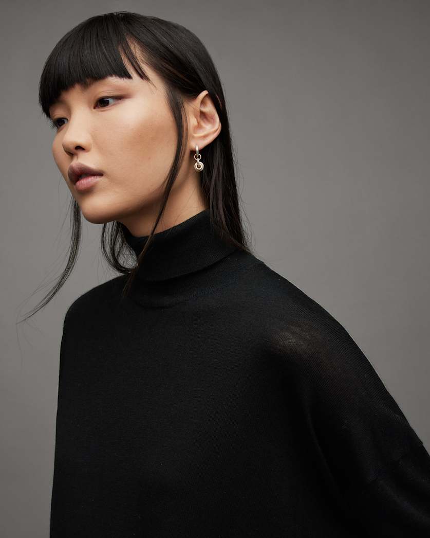 Gala Roll Neck Relaxed Merino Jumper
