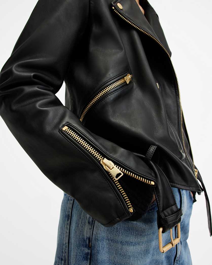 Balfern Leather Biker Jacket