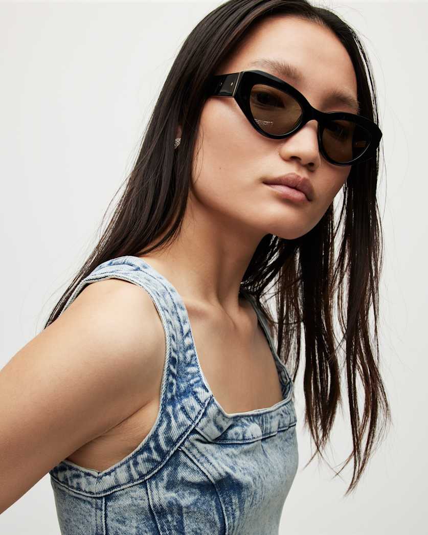 Charli Denim Cropped Corset Top