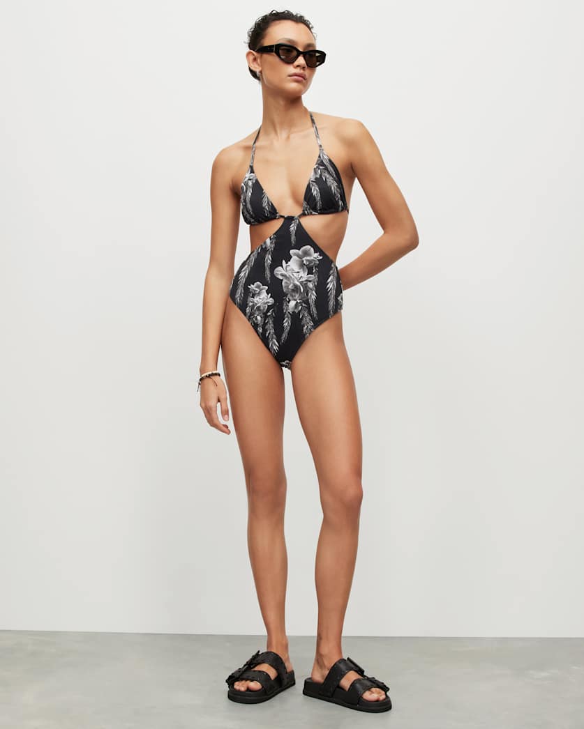 Peri Mia Cut-Out Floral Swimsuit