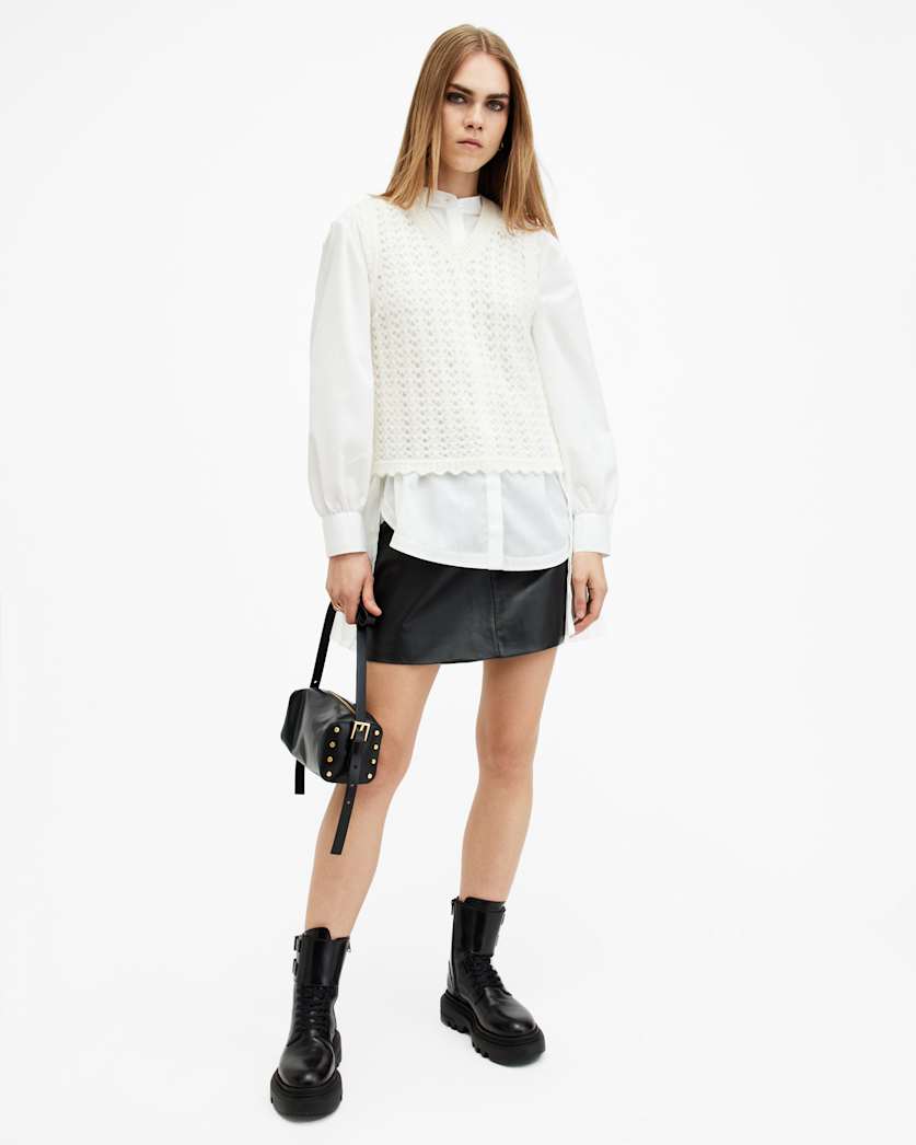 Percy Pleated Relaxed Fit Shirt