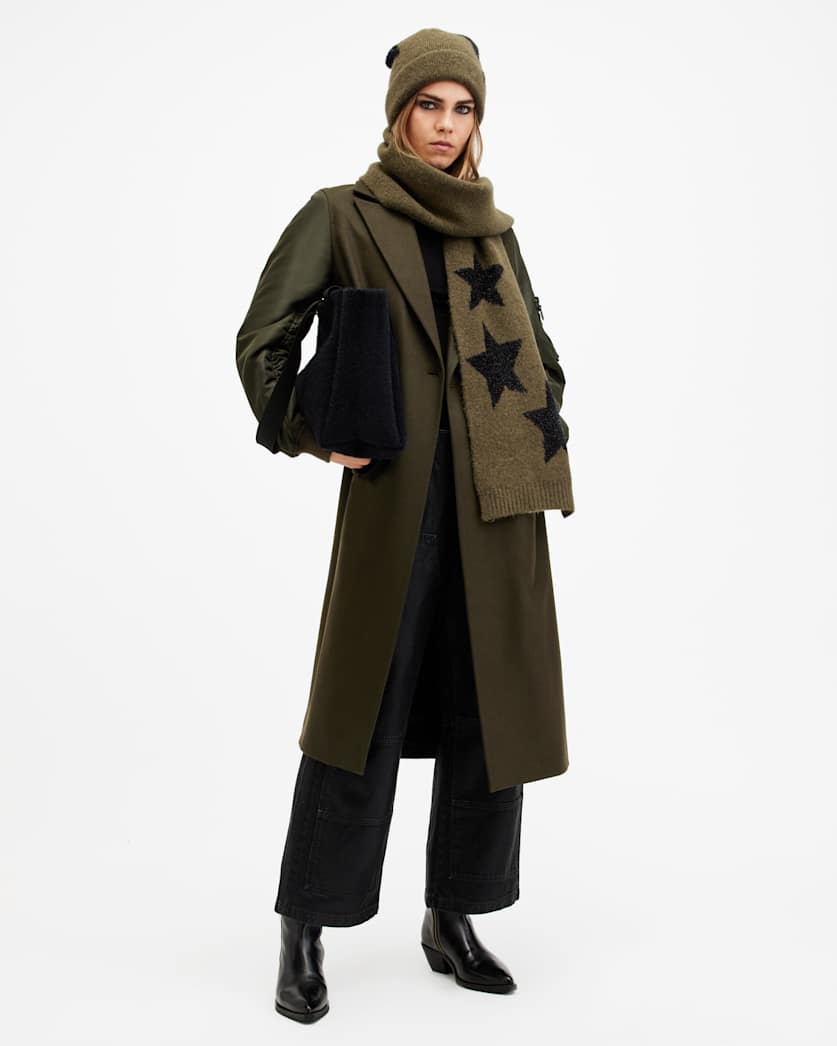 Paulah Wool Blend Double Breasted Coat
