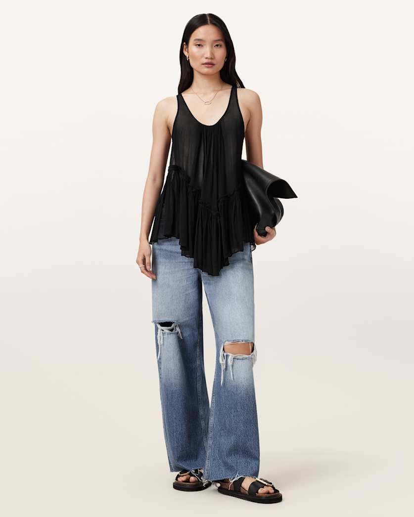 Rach Tiered Sheer Top