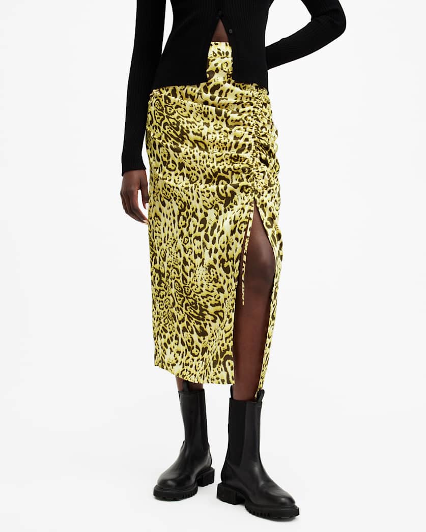 Carla Gathered Midi Skirt