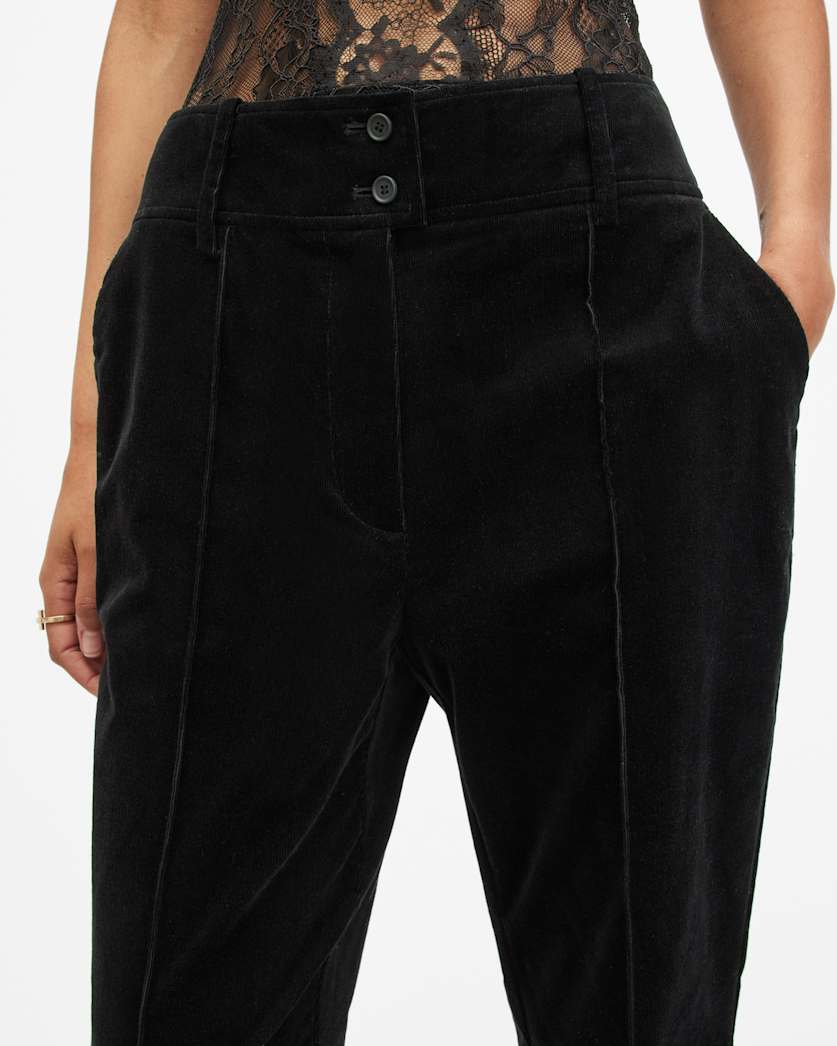 Sevenh High-Rise Slim Flared Trousers