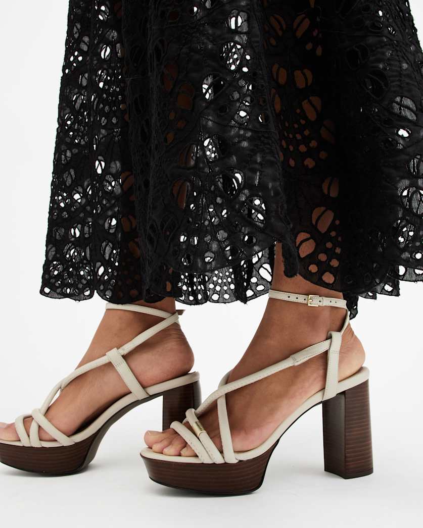 Bella Leather Platform Heel