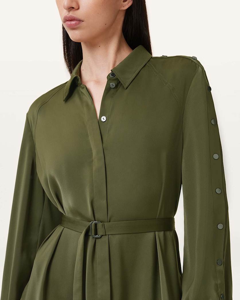 Lexi Satin Midi Dress