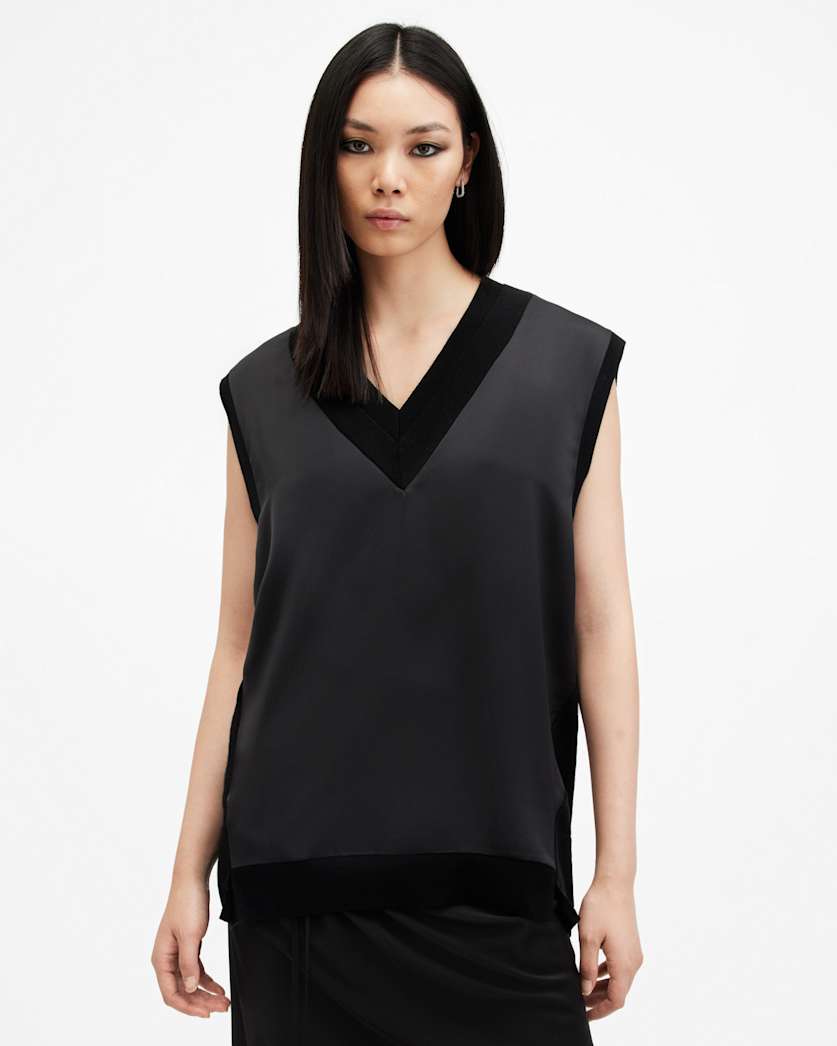 Bern Merino Wool V-Neck Tank Top