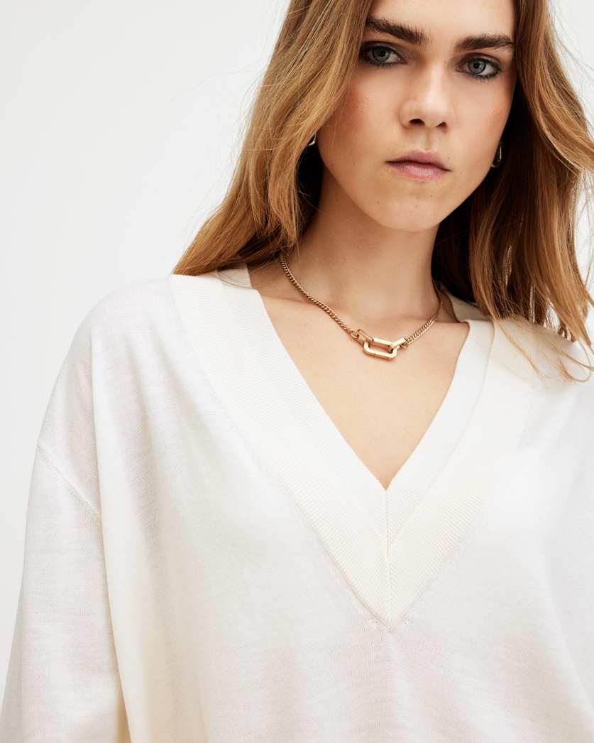 Bern Merino Wool V-Neck Jumper